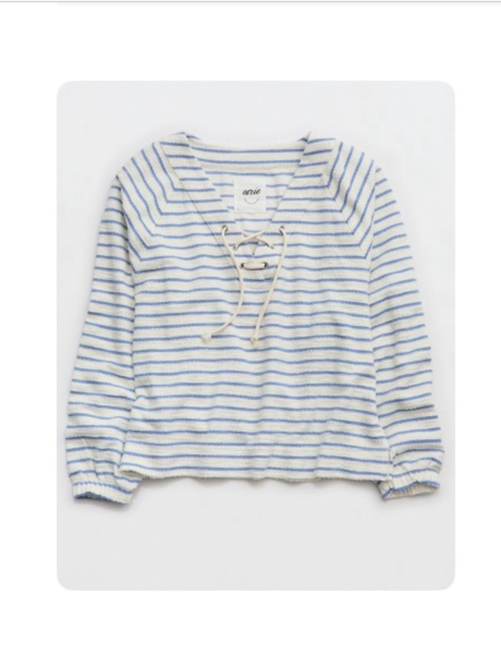 NWT Aerie Lace Up Sweatshirt